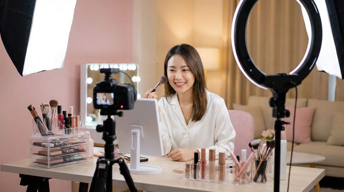 糖心vlog美妆视频教程